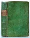 MANUSCRIPT.  Metaphysica Generalis data a D. Marie in Collegio Sorbonae Plasseo.  Vol. 1 only.  Manuscript in Latin on paper.  1765